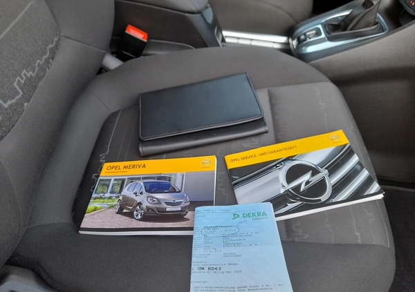 Opel Meriva cena 24000 przebieg: 193000, rok produkcji 2012 z Młynary małe 466